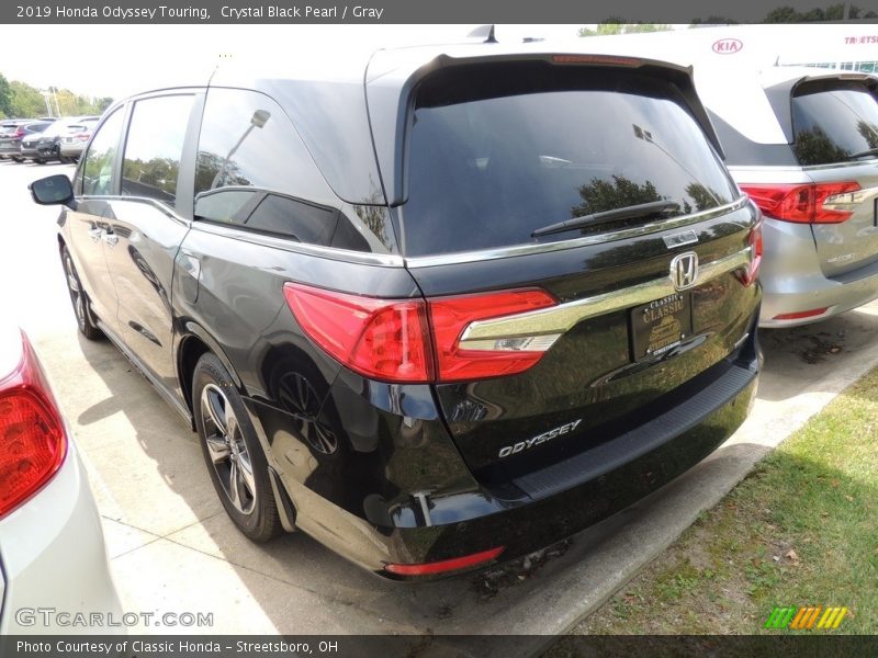 Crystal Black Pearl / Gray 2019 Honda Odyssey Touring