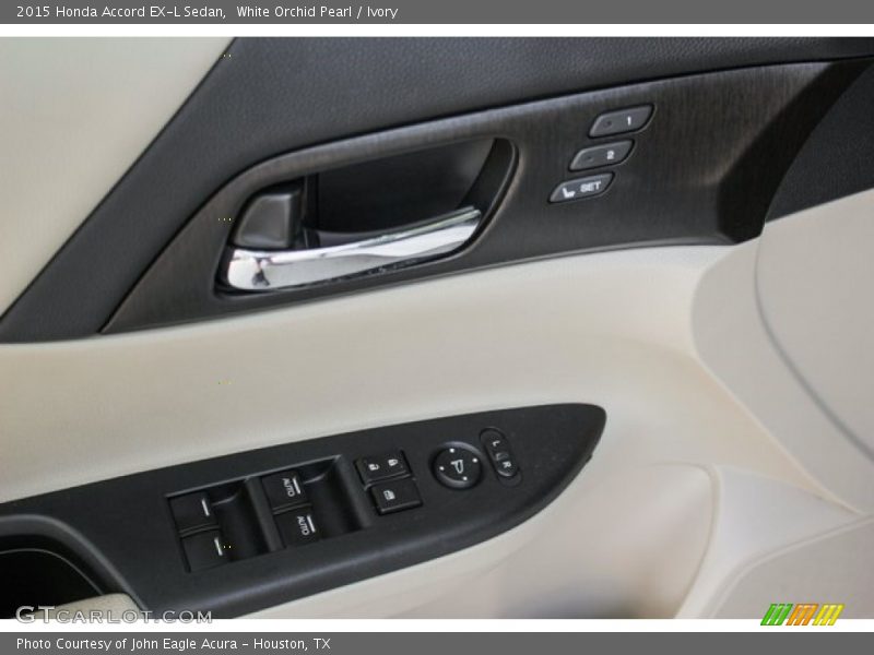 White Orchid Pearl / Ivory 2015 Honda Accord EX-L Sedan