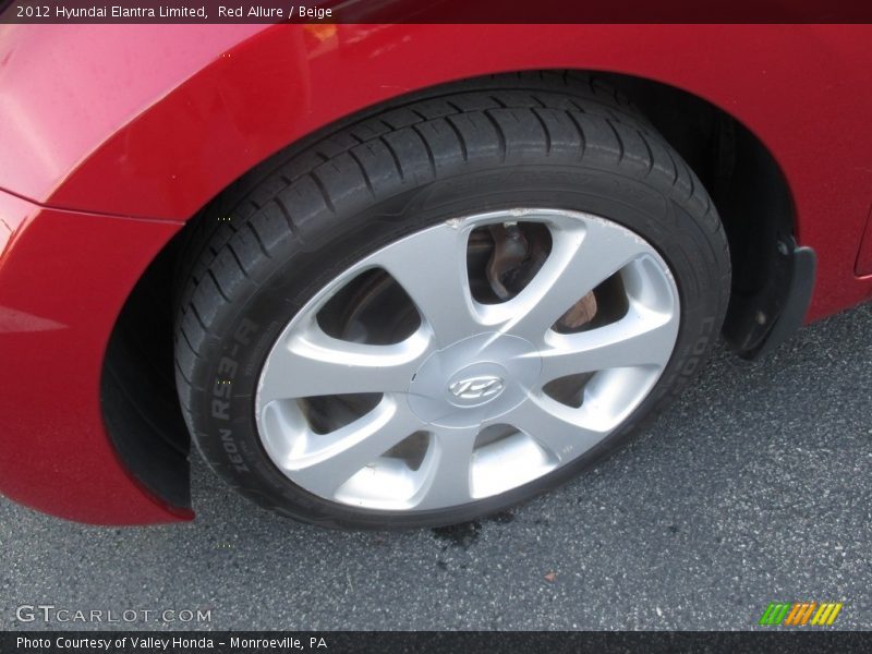 Red Allure / Beige 2012 Hyundai Elantra Limited