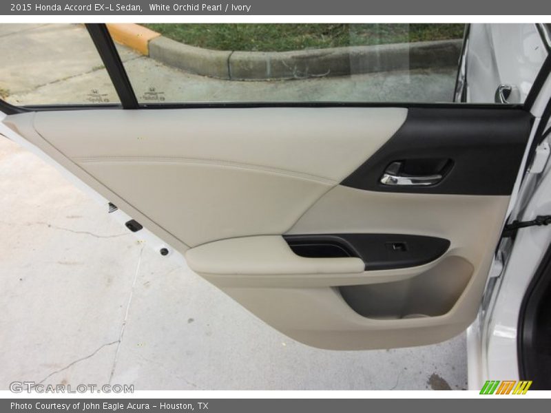 White Orchid Pearl / Ivory 2015 Honda Accord EX-L Sedan