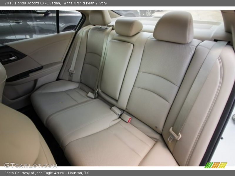 White Orchid Pearl / Ivory 2015 Honda Accord EX-L Sedan