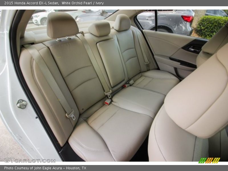 White Orchid Pearl / Ivory 2015 Honda Accord EX-L Sedan