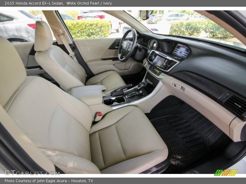 White Orchid Pearl / Ivory 2015 Honda Accord EX-L Sedan
