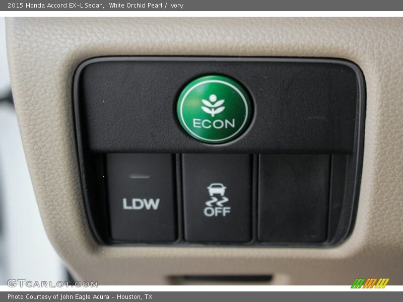 White Orchid Pearl / Ivory 2015 Honda Accord EX-L Sedan