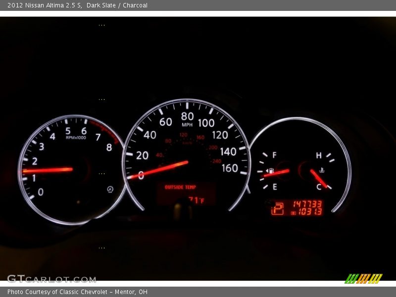 Dark Slate / Charcoal 2012 Nissan Altima 2.5 S