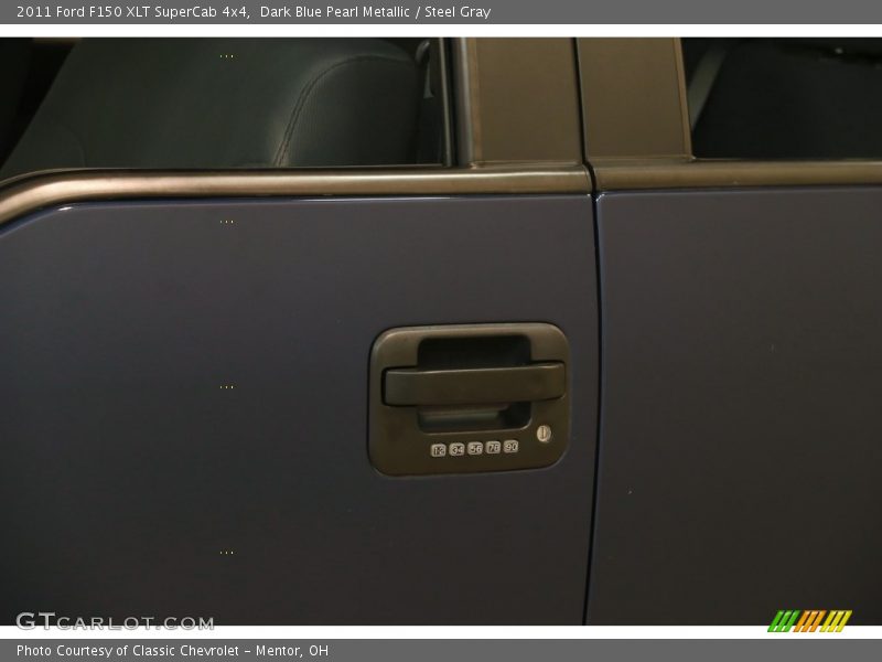 Dark Blue Pearl Metallic / Steel Gray 2011 Ford F150 XLT SuperCab 4x4