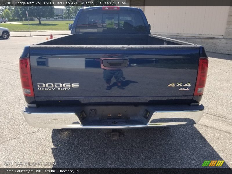 Atlantic Blue Pearl / Taupe 2003 Dodge Ram 2500 SLT Quad Cab 4x4