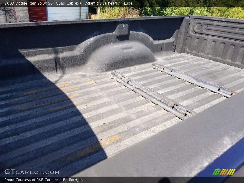 Atlantic Blue Pearl / Taupe 2003 Dodge Ram 2500 SLT Quad Cab 4x4