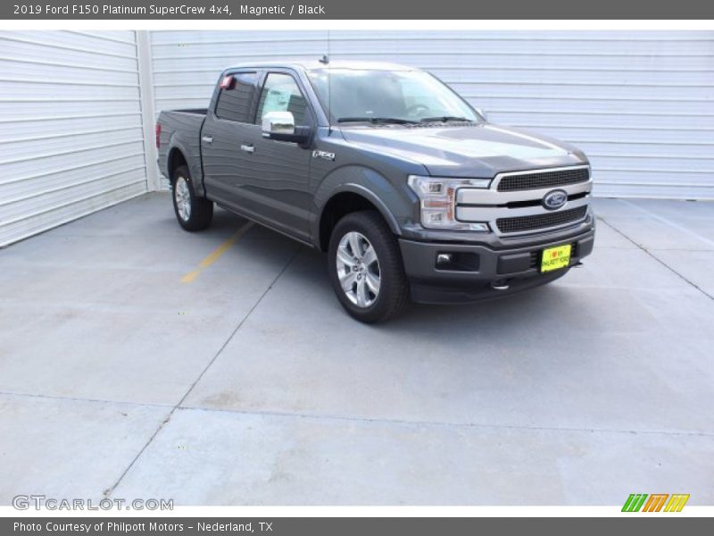 Magnetic / Black 2019 Ford F150 Platinum SuperCrew 4x4
