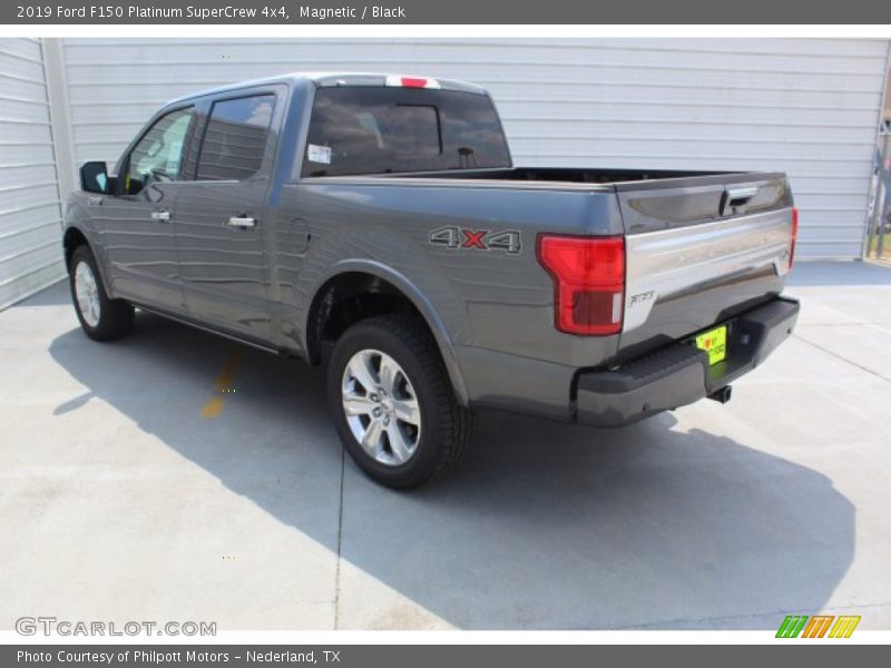 Magnetic / Black 2019 Ford F150 Platinum SuperCrew 4x4