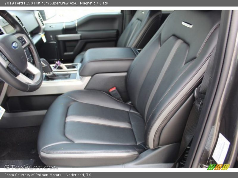 Front Seat of 2019 F150 Platinum SuperCrew 4x4