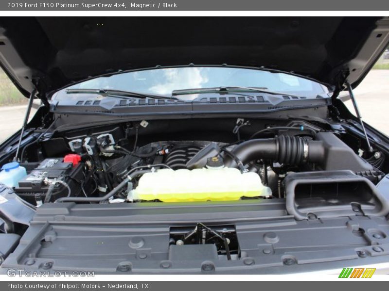  2019 F150 Platinum SuperCrew 4x4 Engine - 5.0 Liter DI DOHC 32-Valve Ti-VCT E85 V8