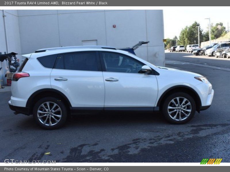 Blizzard Pearl White / Black 2017 Toyota RAV4 Limited AWD