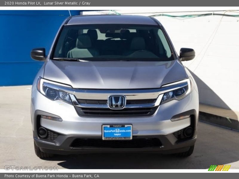 Lunar Silver Metallic / Gray 2020 Honda Pilot LX