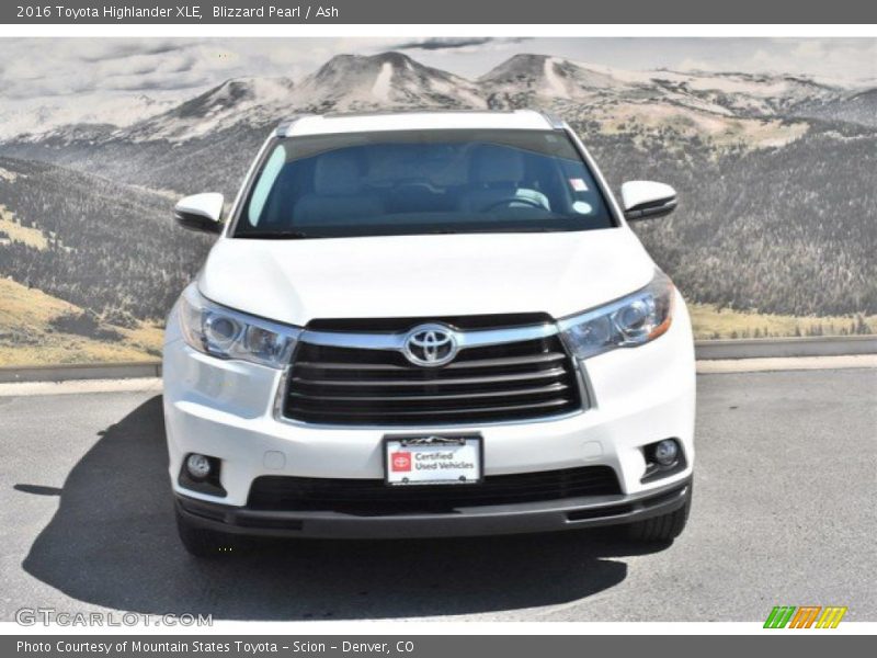 Blizzard Pearl / Ash 2016 Toyota Highlander XLE
