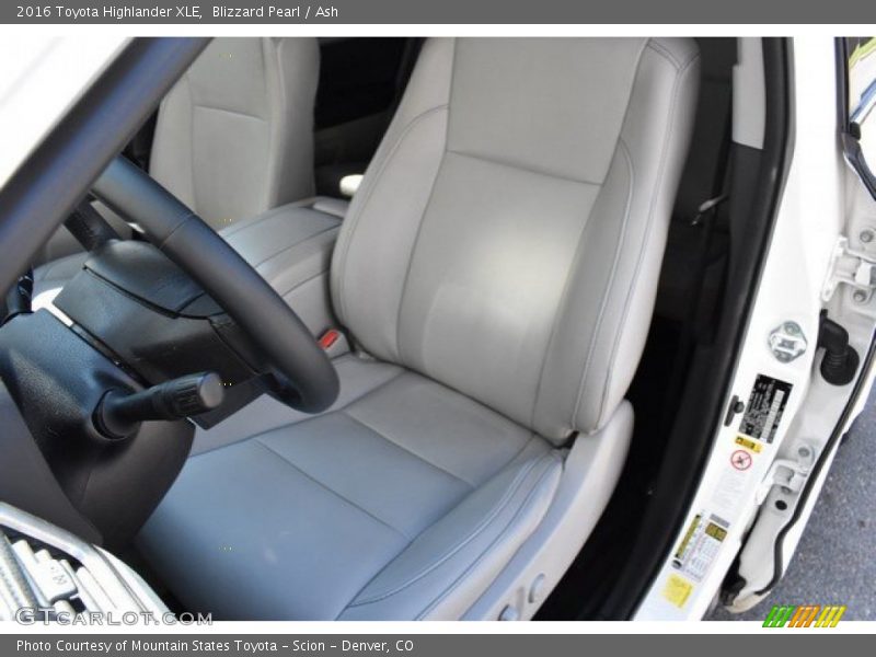Blizzard Pearl / Ash 2016 Toyota Highlander XLE