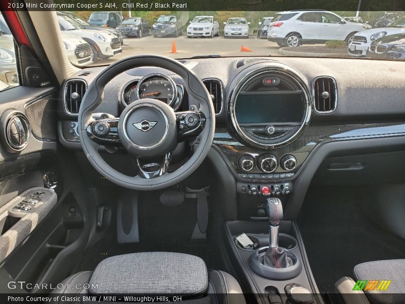 Dashboard of 2019 Countryman Cooper S All4