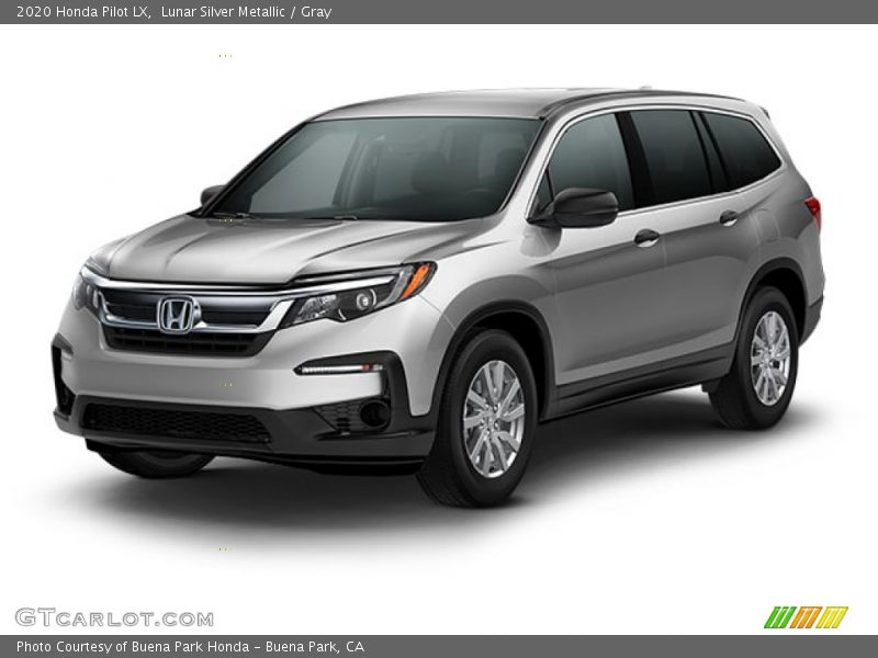 Lunar Silver Metallic / Gray 2020 Honda Pilot LX