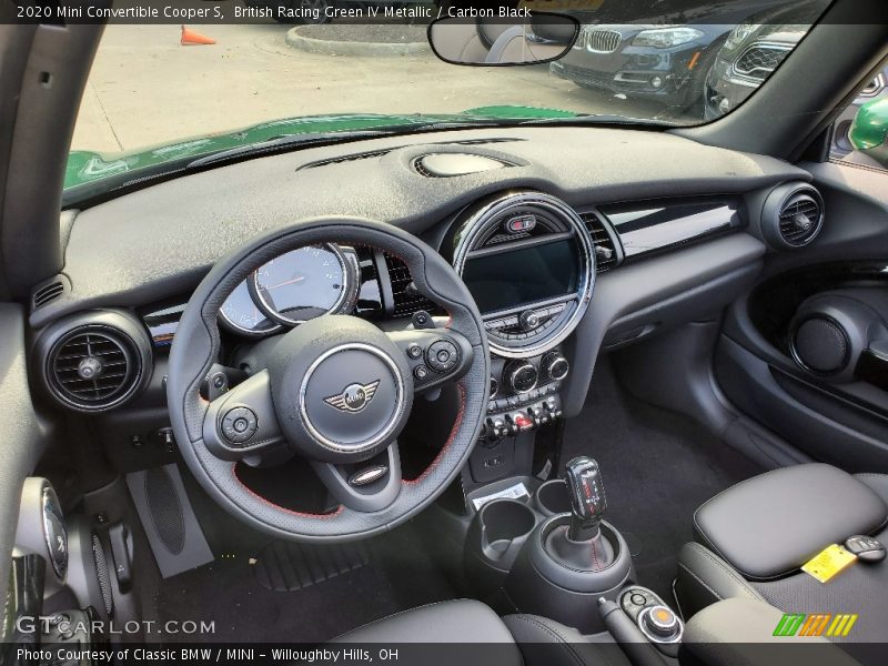 2020 Convertible Cooper S Carbon Black Interior