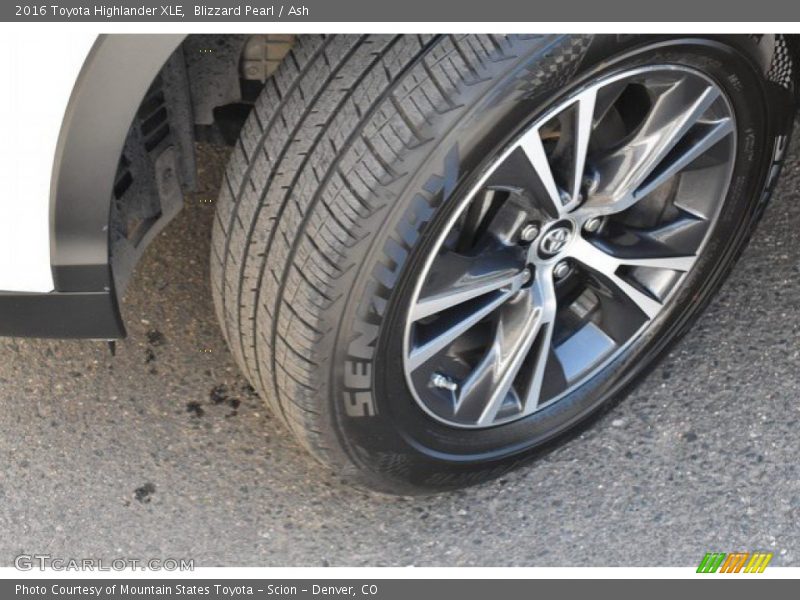 Blizzard Pearl / Ash 2016 Toyota Highlander XLE