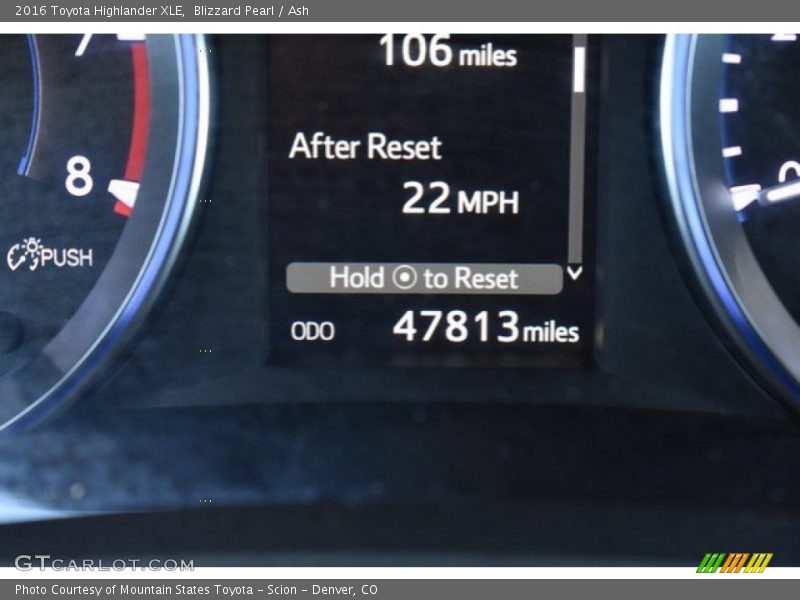 Blizzard Pearl / Ash 2016 Toyota Highlander XLE