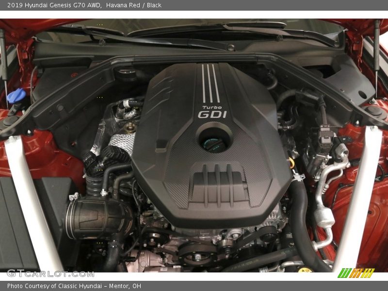  2019 Genesis G70 AWD Engine - 2.0 Liter Turbocharged DOHC 16-Valve 4 Cylinder