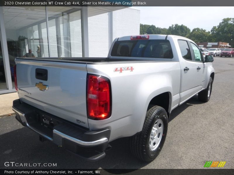 Silver Ice Metallic / Ash Gray/Jet Black 2020 Chevrolet Colorado WT Crew Cab 4x4