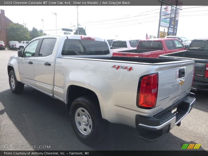 Silver Ice Metallic / Ash Gray/Jet Black 2020 Chevrolet Colorado WT Crew Cab 4x4