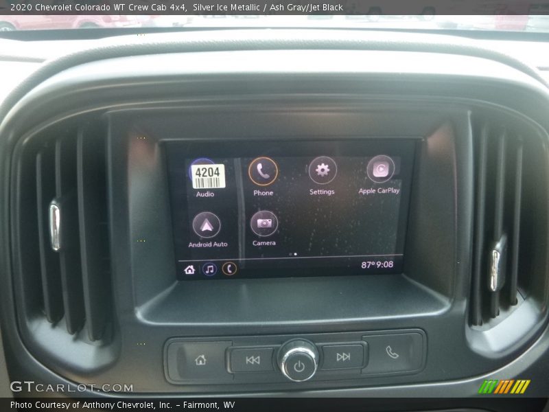 Silver Ice Metallic / Ash Gray/Jet Black 2020 Chevrolet Colorado WT Crew Cab 4x4