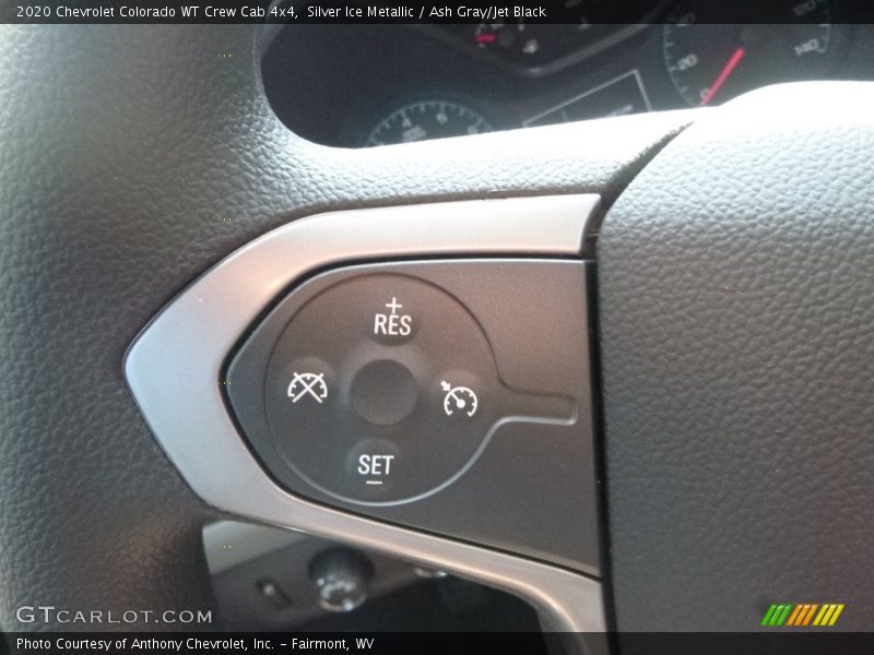 Silver Ice Metallic / Ash Gray/Jet Black 2020 Chevrolet Colorado WT Crew Cab 4x4
