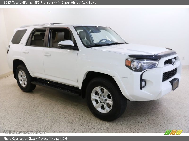 Super White / Sand Beige 2015 Toyota 4Runner SR5 Premium 4x4