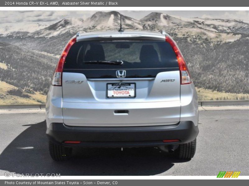 Alabaster Silver Metallic / Black 2014 Honda CR-V EX-L AWD