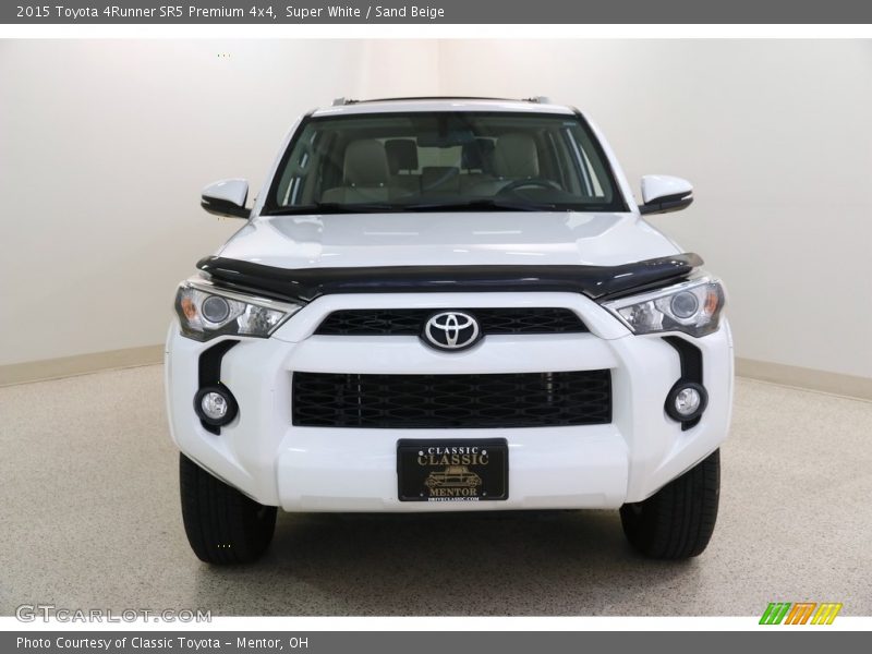 Super White / Sand Beige 2015 Toyota 4Runner SR5 Premium 4x4