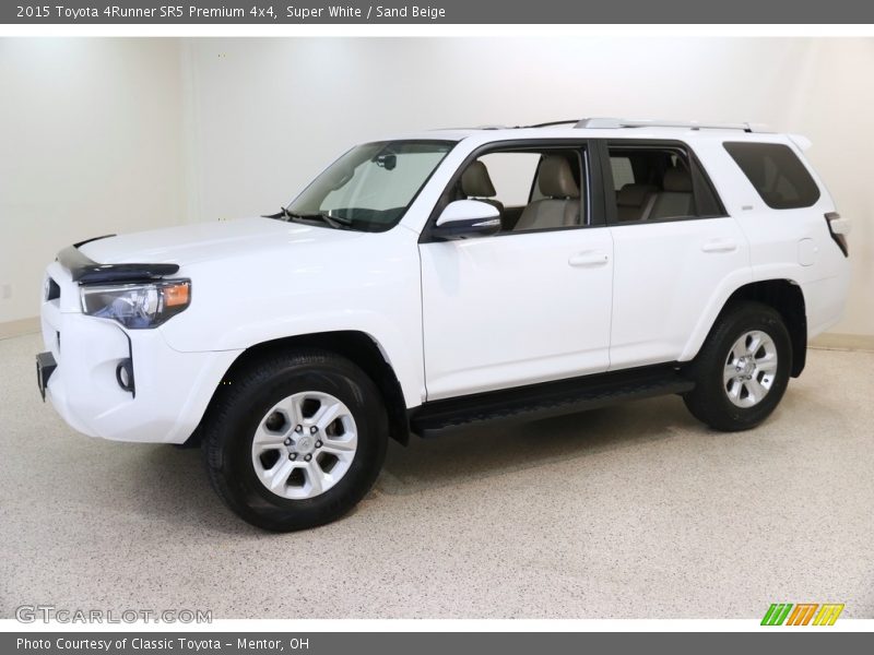 Super White / Sand Beige 2015 Toyota 4Runner SR5 Premium 4x4