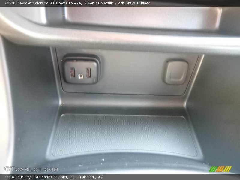 Silver Ice Metallic / Ash Gray/Jet Black 2020 Chevrolet Colorado WT Crew Cab 4x4