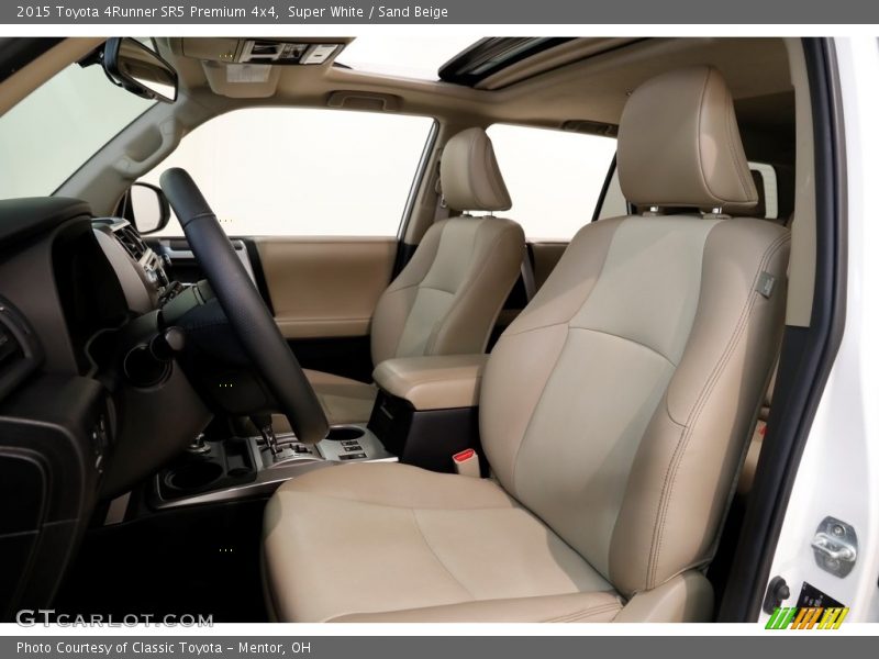 Super White / Sand Beige 2015 Toyota 4Runner SR5 Premium 4x4