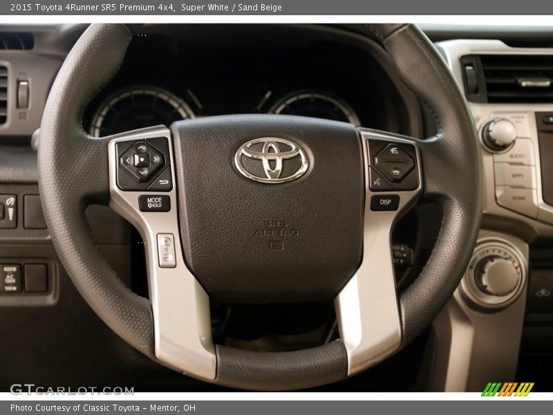 Super White / Sand Beige 2015 Toyota 4Runner SR5 Premium 4x4