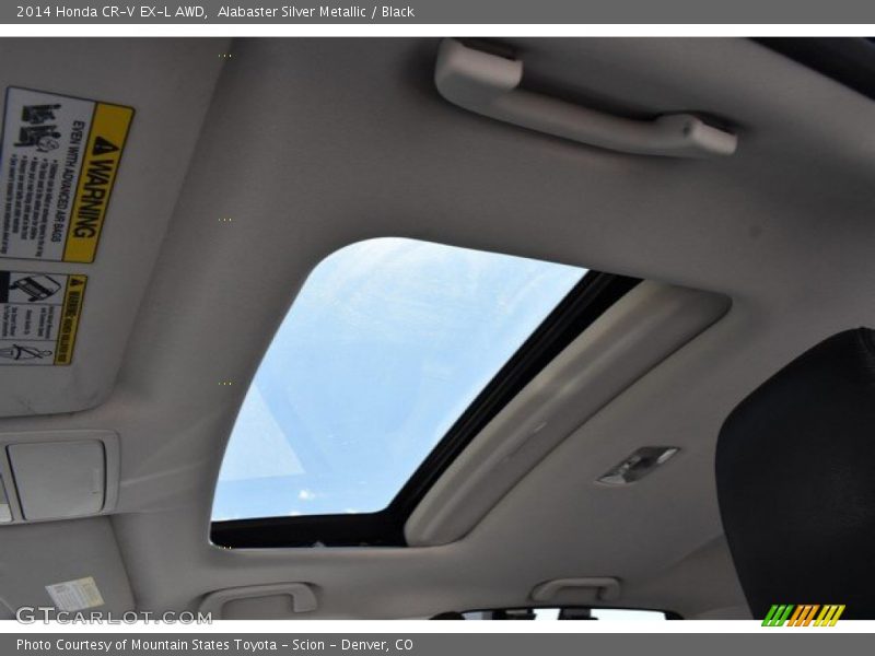 Alabaster Silver Metallic / Black 2014 Honda CR-V EX-L AWD