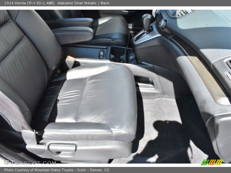 Alabaster Silver Metallic / Black 2014 Honda CR-V EX-L AWD