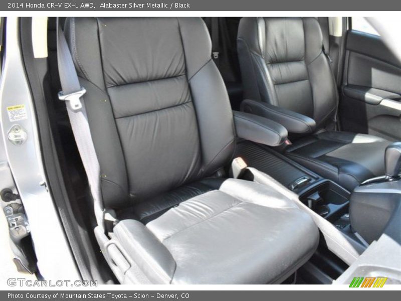 Alabaster Silver Metallic / Black 2014 Honda CR-V EX-L AWD