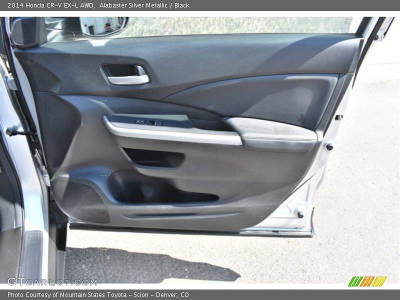 Alabaster Silver Metallic / Black 2014 Honda CR-V EX-L AWD