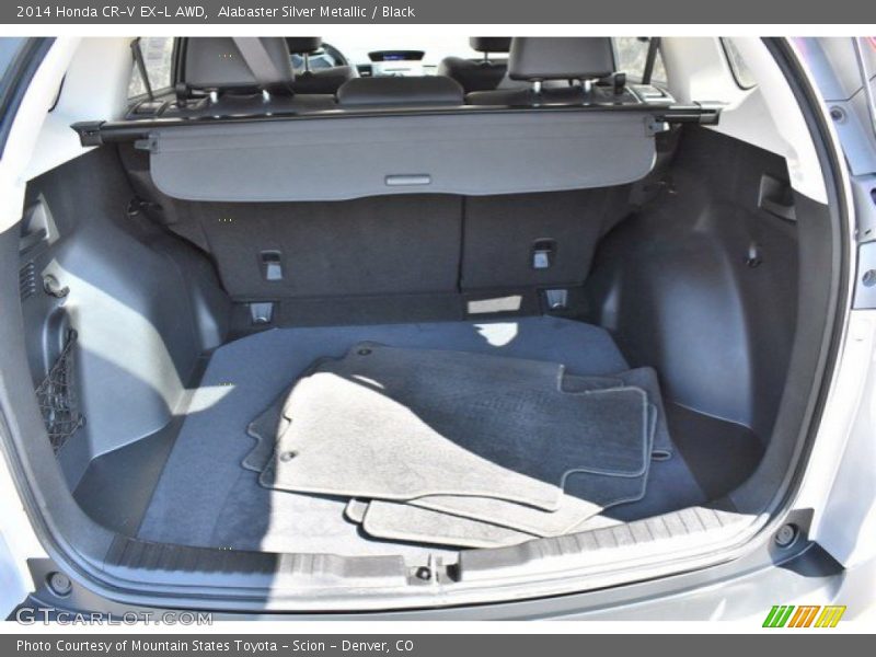 Alabaster Silver Metallic / Black 2014 Honda CR-V EX-L AWD