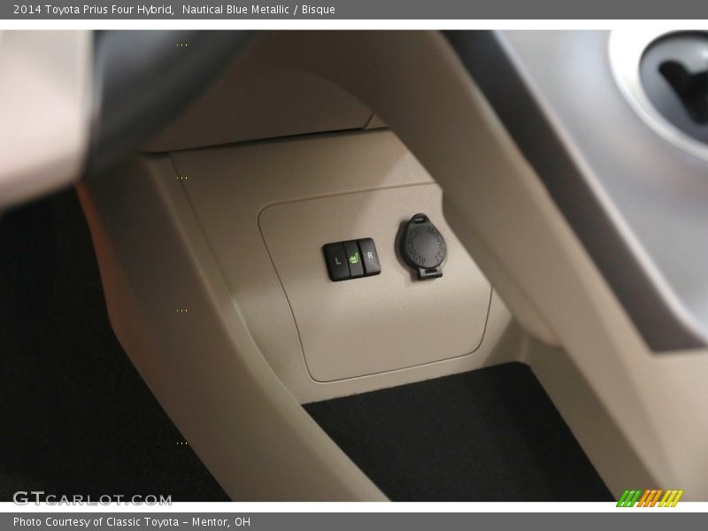 Nautical Blue Metallic / Bisque 2014 Toyota Prius Four Hybrid