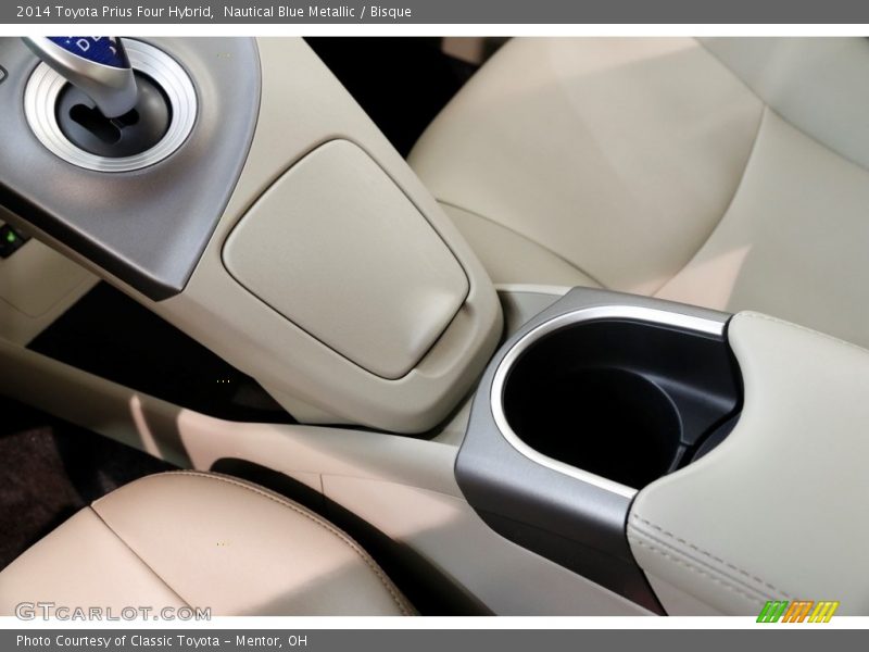 Nautical Blue Metallic / Bisque 2014 Toyota Prius Four Hybrid