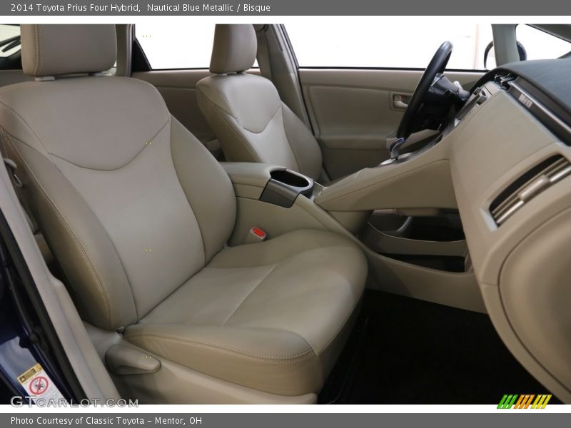 Nautical Blue Metallic / Bisque 2014 Toyota Prius Four Hybrid