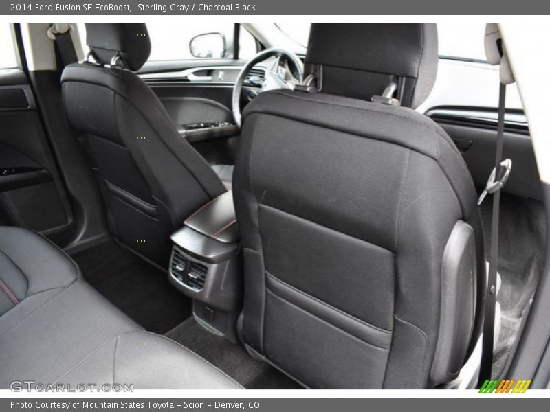 Sterling Gray / Charcoal Black 2014 Ford Fusion SE EcoBoost