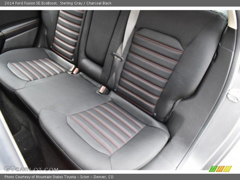 Sterling Gray / Charcoal Black 2014 Ford Fusion SE EcoBoost