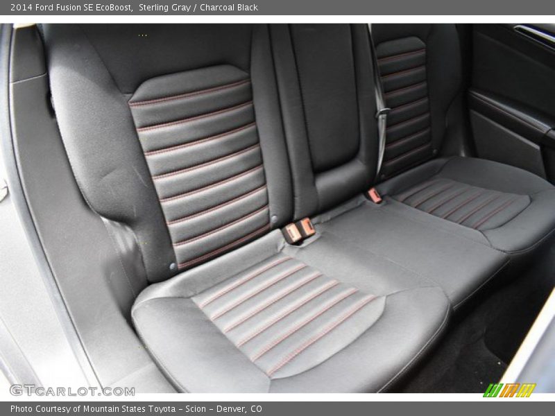 Sterling Gray / Charcoal Black 2014 Ford Fusion SE EcoBoost