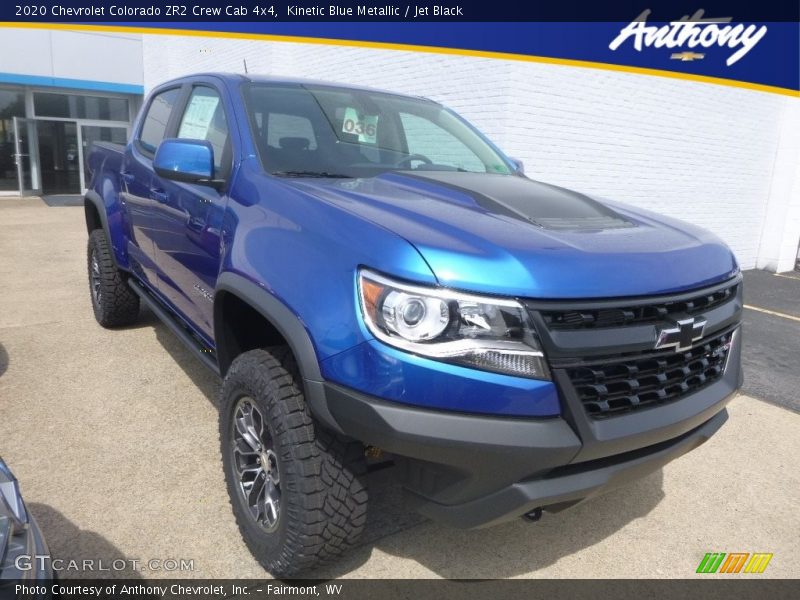 Kinetic Blue Metallic / Jet Black 2020 Chevrolet Colorado ZR2 Crew Cab 4x4