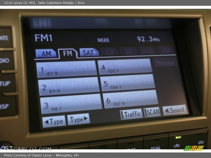 Satin Cashmere Metallic / Ecru 2010 Lexus GX 460